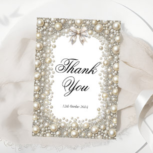 Carte de Remerciements pour la Baby Shower Diamant