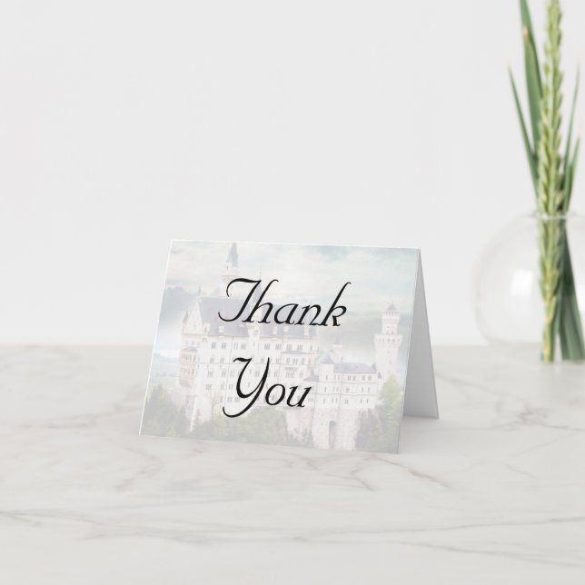 Carte de remerciements pour le mariage orienté de (Devant)