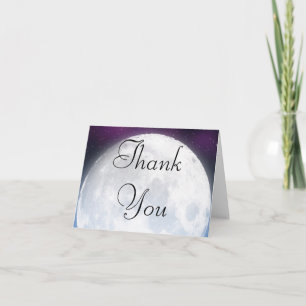 carte de remerciements pour le thème Espace