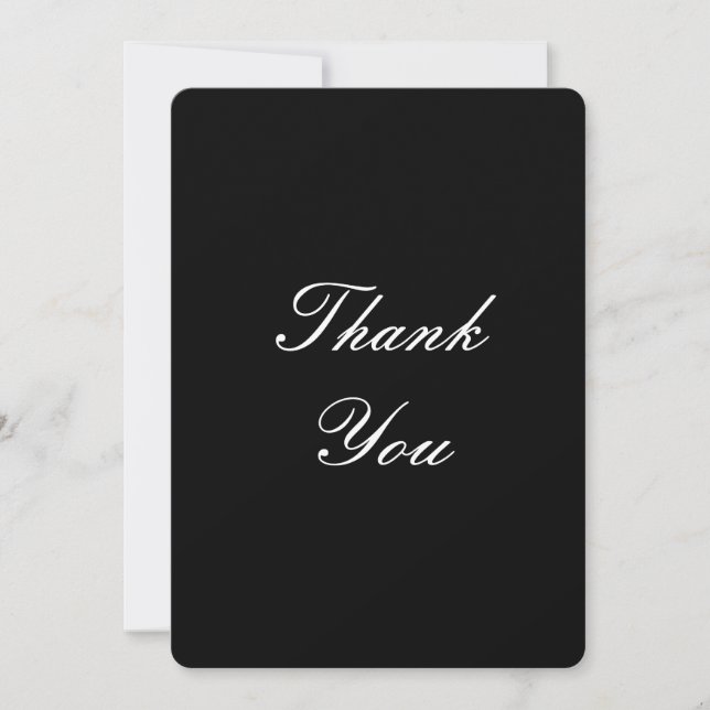 carte de remerciements pour mariage (Devant)