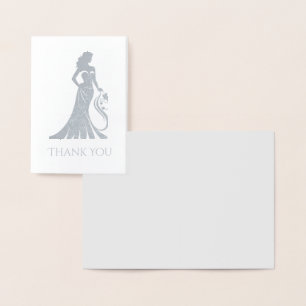 Carte de remerciements Pourcentage Pageant