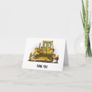 Carte De Remerciements Poussée à bulle