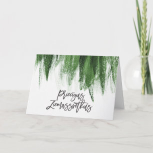 Carte De Remerciements Priezigus Ziemassvetkus Joyeux Noël Letton