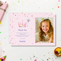 Princess Pastel Filles roses Photo de fête d'anniv