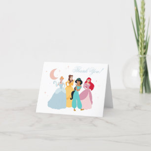 Carte De Remerciements Princesse Disney   Au-dessus de la lune - Baby sho