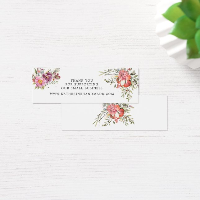 Carte de remerciements printanier pour petites ent (Bureau)