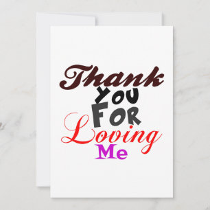Carte De Remerciements que kyou pour m'aimer