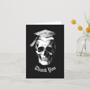 Carte De Remerciements Radiologie de la fête de graduation gothique du cr
