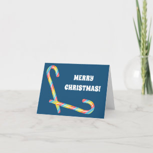 Carte De Remerciements Rainbow Sucres de canne Blue Custom Text Voiture d