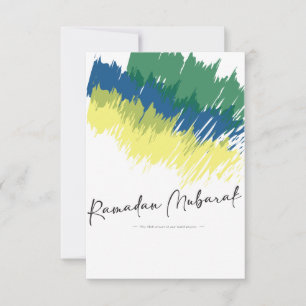 Carte De Remerciements Ramadan Moubarak !