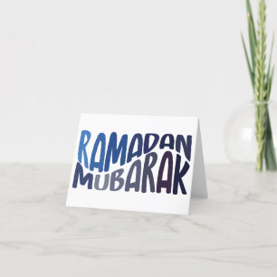 Carte De Remerciements Ramadan Moubarak citation islamique