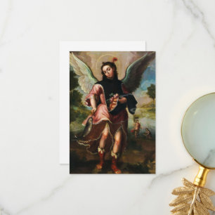 Carte De Remerciements Raphael Archangel par José de Paez