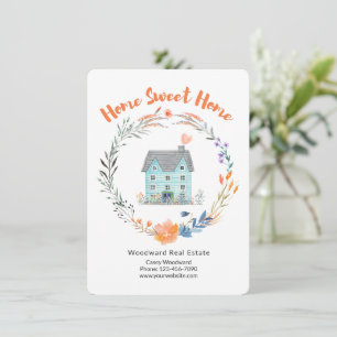 Carte De Remerciements Realtor Sweet Félicitations au nouveau propriétair
