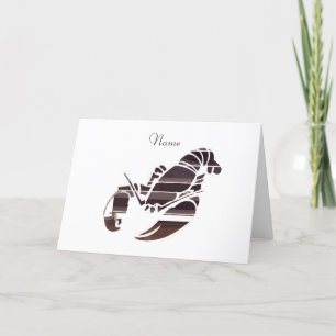 Carte De Remerciements Red Maine Lobsters Thunder_Cove 