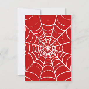 Carte De Remerciements Red Web