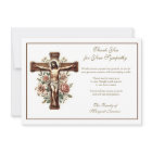 Religieux catholique Crucifix Floral religieux