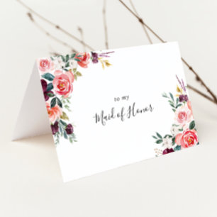 Carte De Remerciements Remerciement de fête de mariage tropical coloré d'