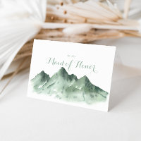 Remerciement de la fête de mariage de Green Mounta