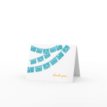 Remerciement de mariage Papel Picado