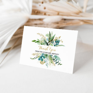 Carte De Remerciements Remerciement de mariage pour la douche de la marié