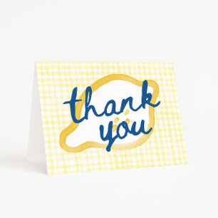 Carte De Remerciements Remerciement Fantaisiste pour Baby Shower au Citro