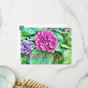 Carte De Remerciements Remerciement Floral Festif