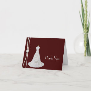 Carte De Remerciements Remerciement pour une Baby Shower de Mariage Bourg