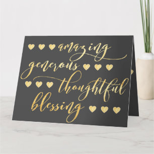 Carte De Remerciements Remerciements!