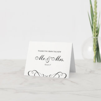Carte De Remerciements Remerciements de mariage