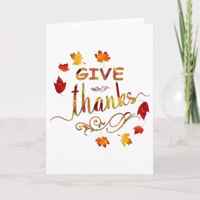 Carte De Remerciements Remerciements Fall Russe Thanksgiving Monogramme (Devant)