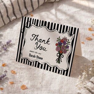 Carte De Remerciements Remerciements Floraux
