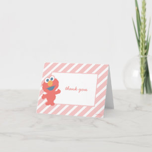 Carte De Remerciements Remerciements pour Baby Shower Elmo