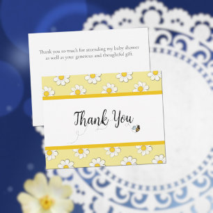 Carte De Remerciements Remerciements pour Baby Shower Mother-to-Bee
