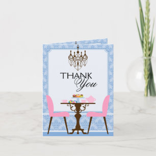 Carte De Remerciements Remerciements pour la fête du thé