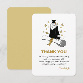 Carte De Remerciements Remerciements pour la remise des diplômes de la ma