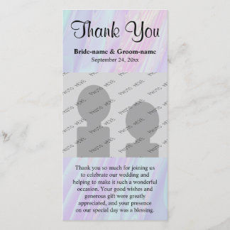 Carte De Remerciements Remerciements pour mariage. Motif de style coquill