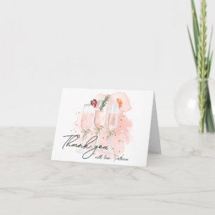 Carte De Remerciements Remerciements pour un Brunch et une Mimosa au Cham