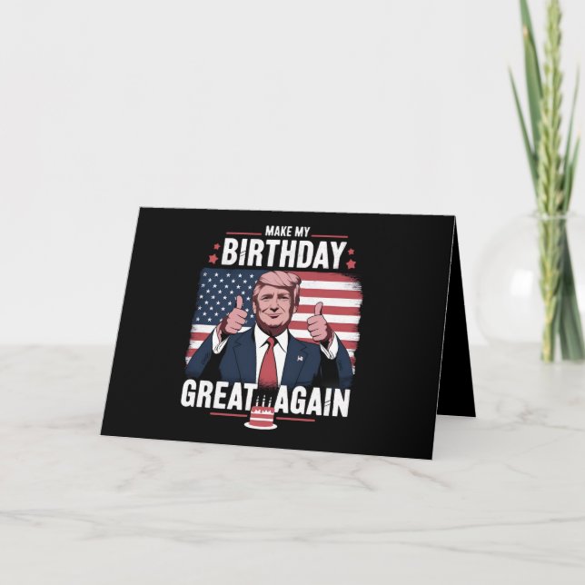 Carte De Remerciements Rendre ma grandeur d'anniversaire à nouveau drôle  (Devant)