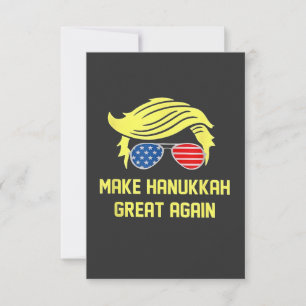Carte De Remerciements Rendre sa grandeur à Hanoukka Trump juif