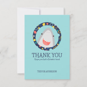 Carte De Remerciements Requin mignon
