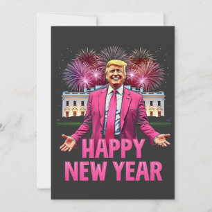 Carte De Remerciements Résolution Trump pour la veille du Nouvel An 2025