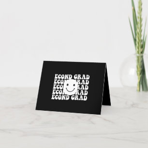 Carte De Remerciements Retour à l'école Enseignant de deuxième année