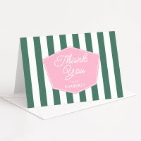Retro Rose Et Vert Palm Beach Baby Shower