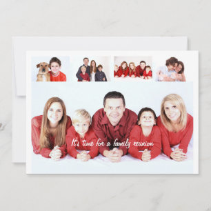 Carte De Remerciements Réunion de famille do-it-yourself 5 photo informel