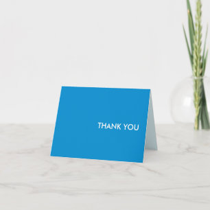Carte de remerciements--"rêve bleu "