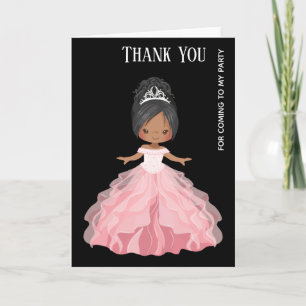 Carte De Remerciements Robe de la princesse