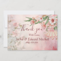 Robe de mariée rose vintage remerciement