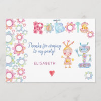 Robots thème anniversaire enfants fête mignonne me