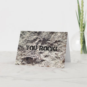 CARTE DE REMERCIEMENTS ROCK