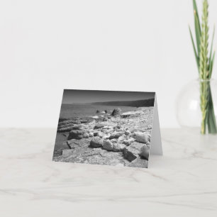 Carte De Remerciements Rocky Beach Custom Note Card